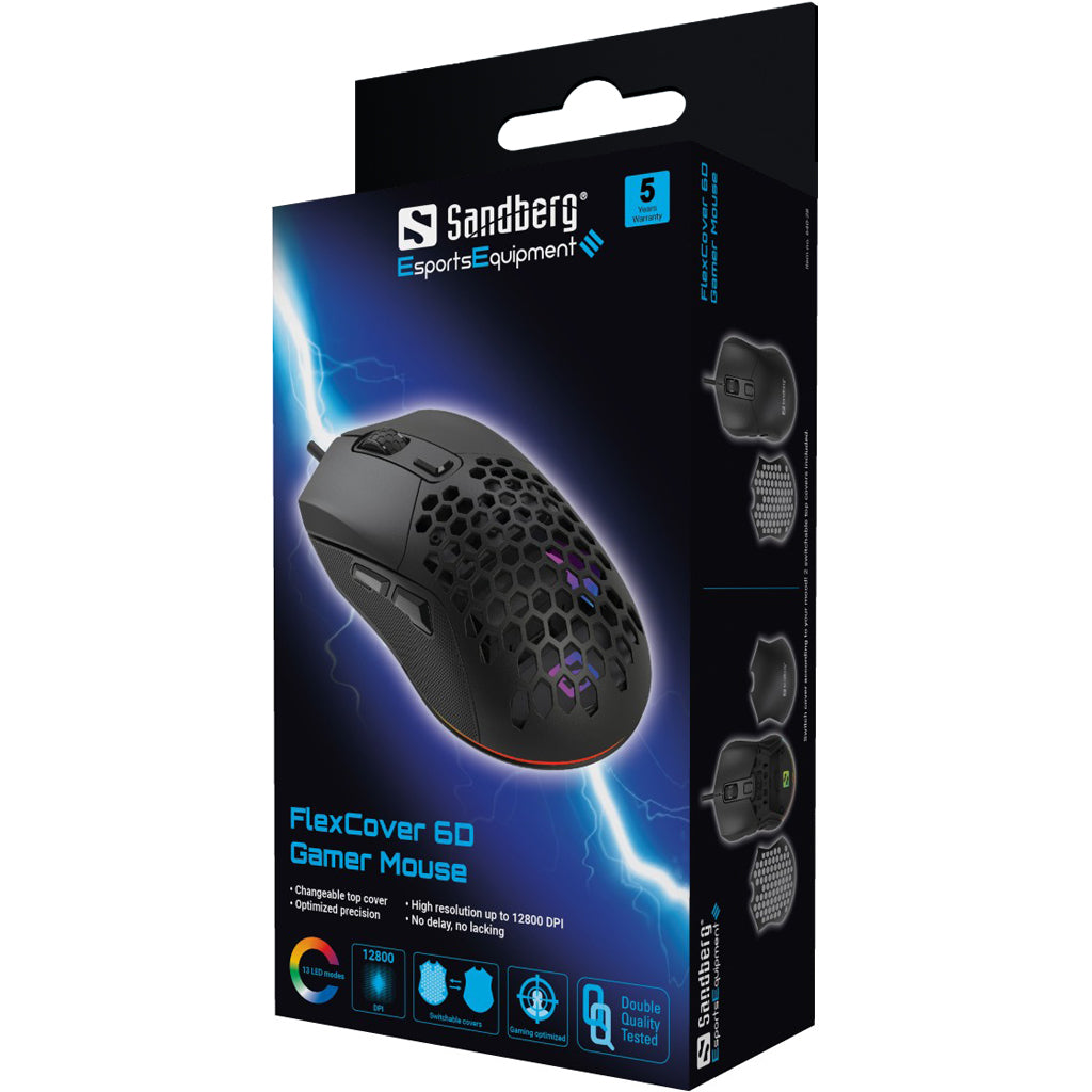 Sandberg FlexCover 6D Gaming-Maus