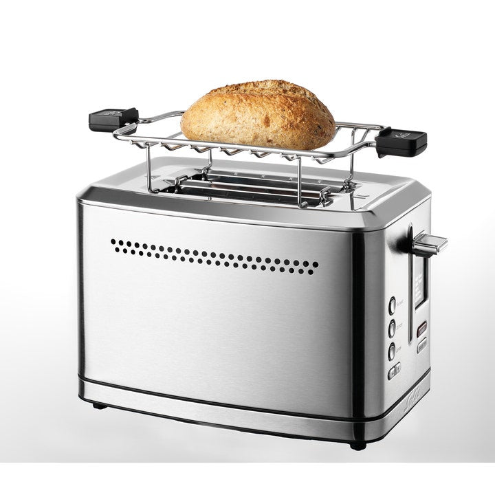Solis Toaster Flex 8004 – 2 Toasts, 7 Bräunungsgrade, 950 W – silber/edelstahl