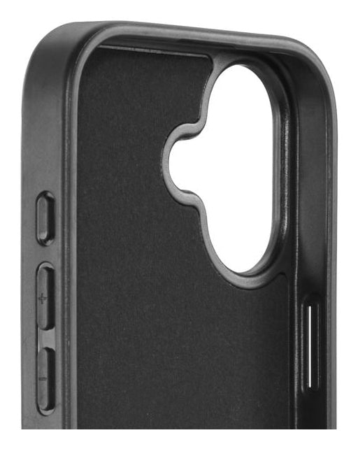 Black Rock Robustes Carbon Backcover – für Apple iPhone 17, PC+TPU, Schwarz