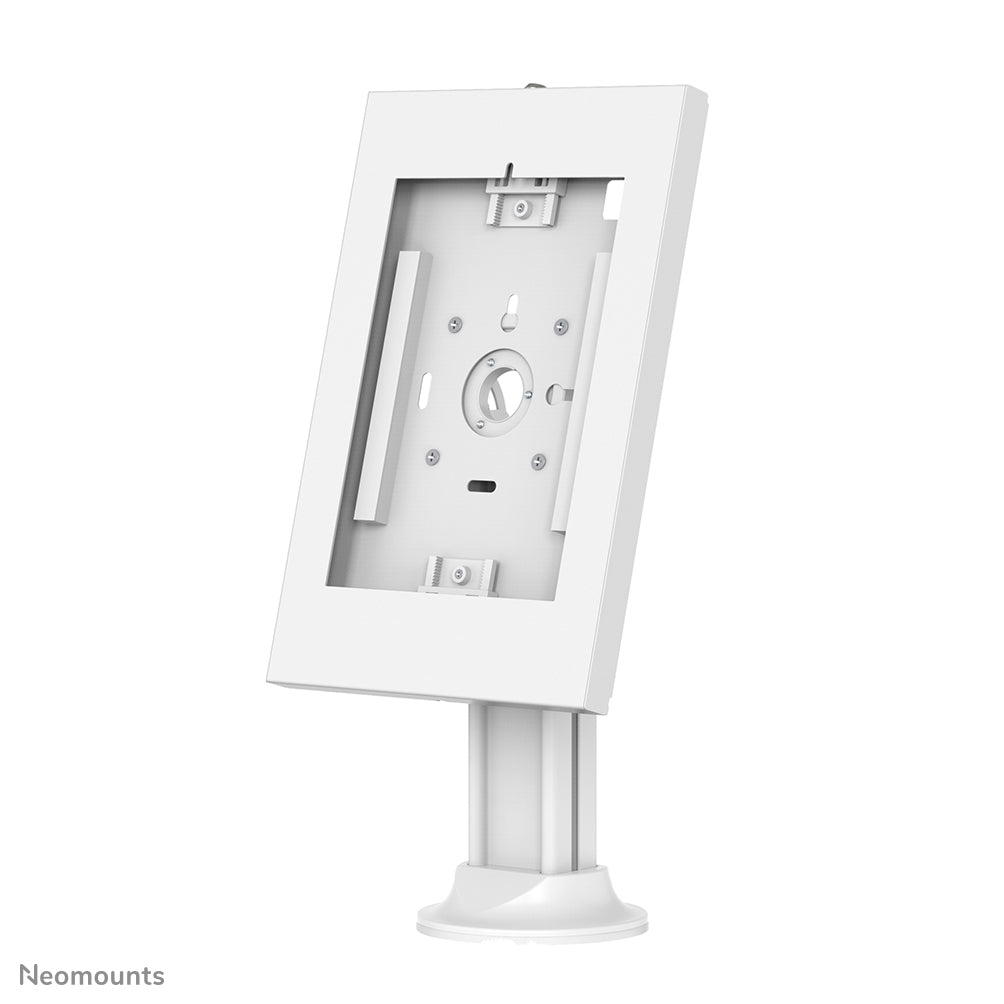 Neomounts Tablet-Tischhalterung – 9,7–11", VESA 75×75, abschliessbar – Weiss
