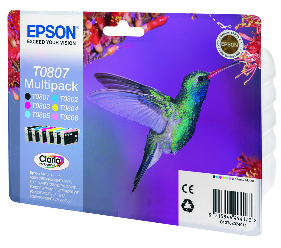 Epson Tintenpatronen-Multipack, 6×7,4 ml