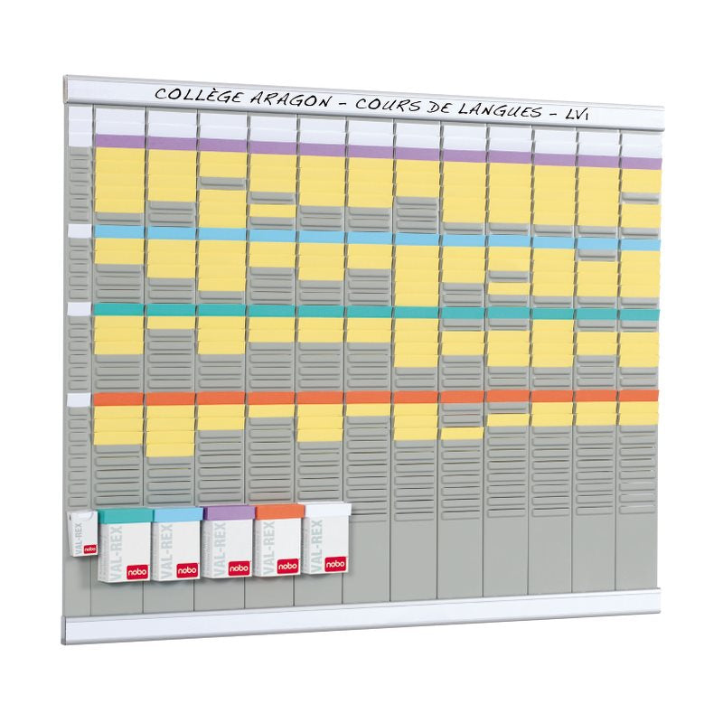 Nobo Jahresplaner, 12 Monate – 66 × 77,2 cm, Weiss