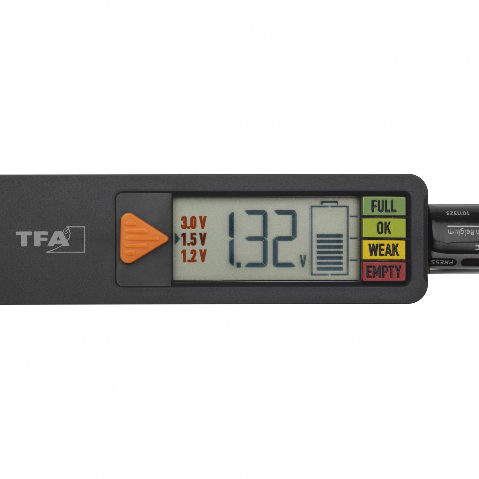TFA-Dostmann BatteryCheck – Batterietester – LED-Anzeige, für AA/AAA/C/D/9 V/Knopfzellen