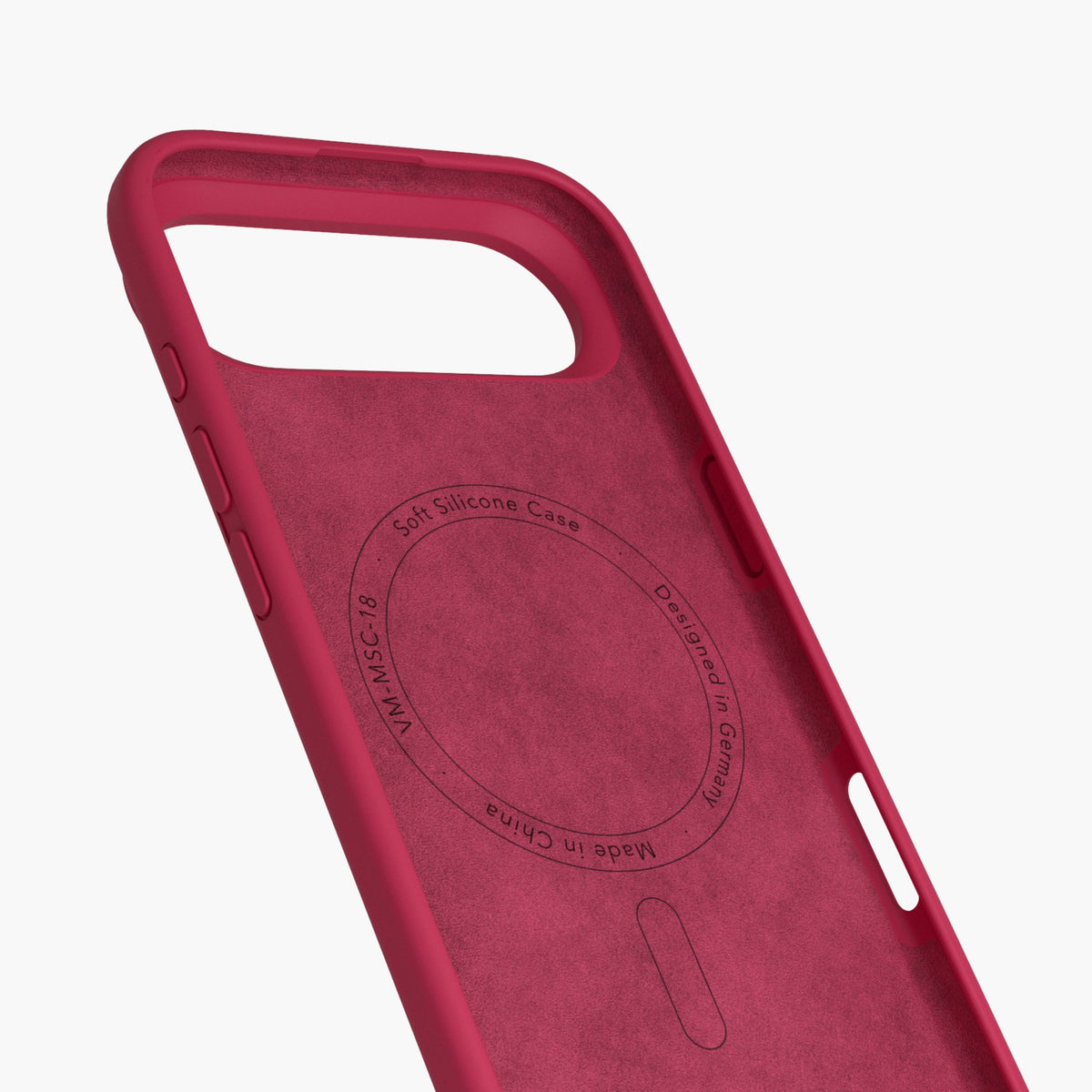 Vonmählen Backcover – für Apple iPhone 17 Air – rot – Silikon – MagSafe-kompatibel