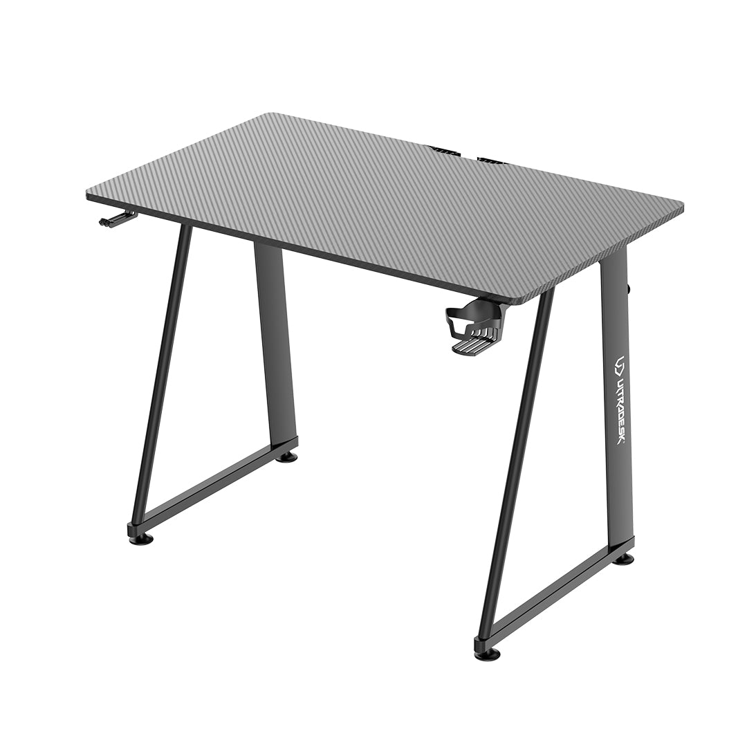 Ultradesk Enter V2 – Rollbarer Computertisch, 1'000×600×750 mm, bis 70 kg, schwarz