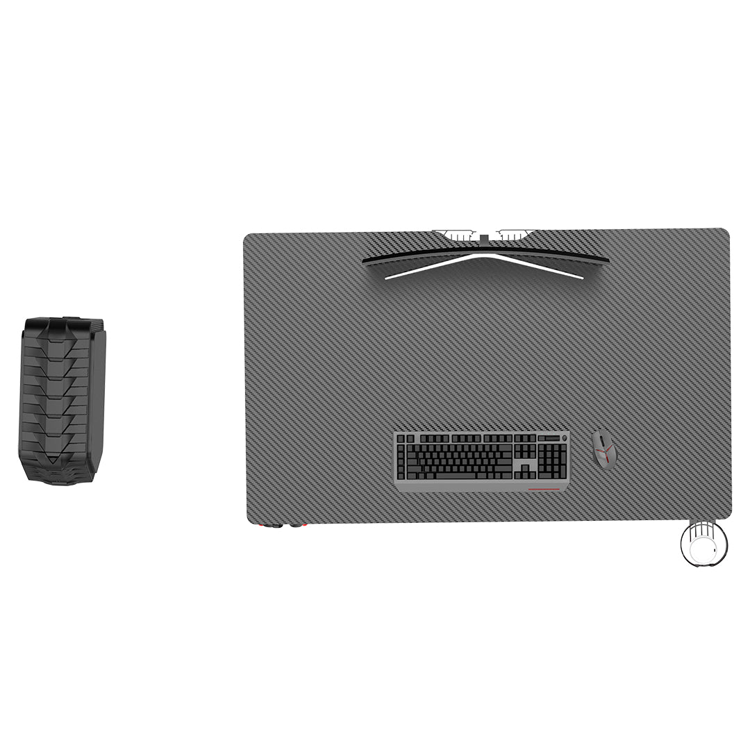 Ultradesk Enter V2 – Rollbarer Computertisch, 1'000×600×750 mm, bis 70 kg, schwarz