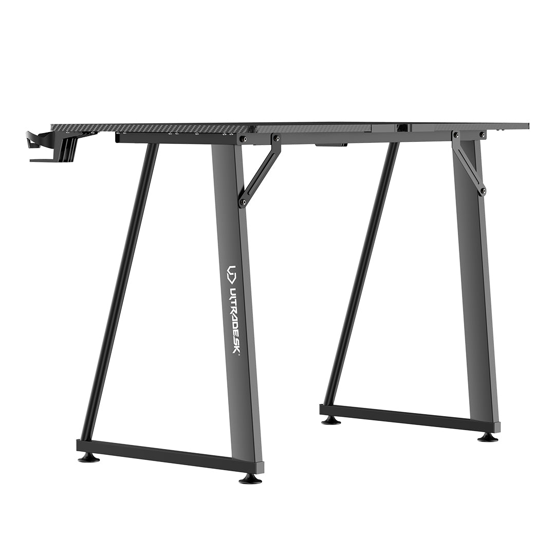 Ultradesk Enter V2 – Rollbarer Computertisch, 1'000×600×750 mm, bis 70 kg, schwarz