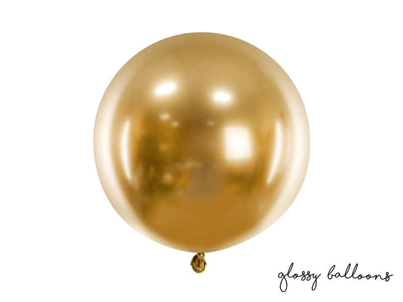 PartyDeco Hochzeitsballons – Gold – Ø 60 cm – Latex – 1 Stück