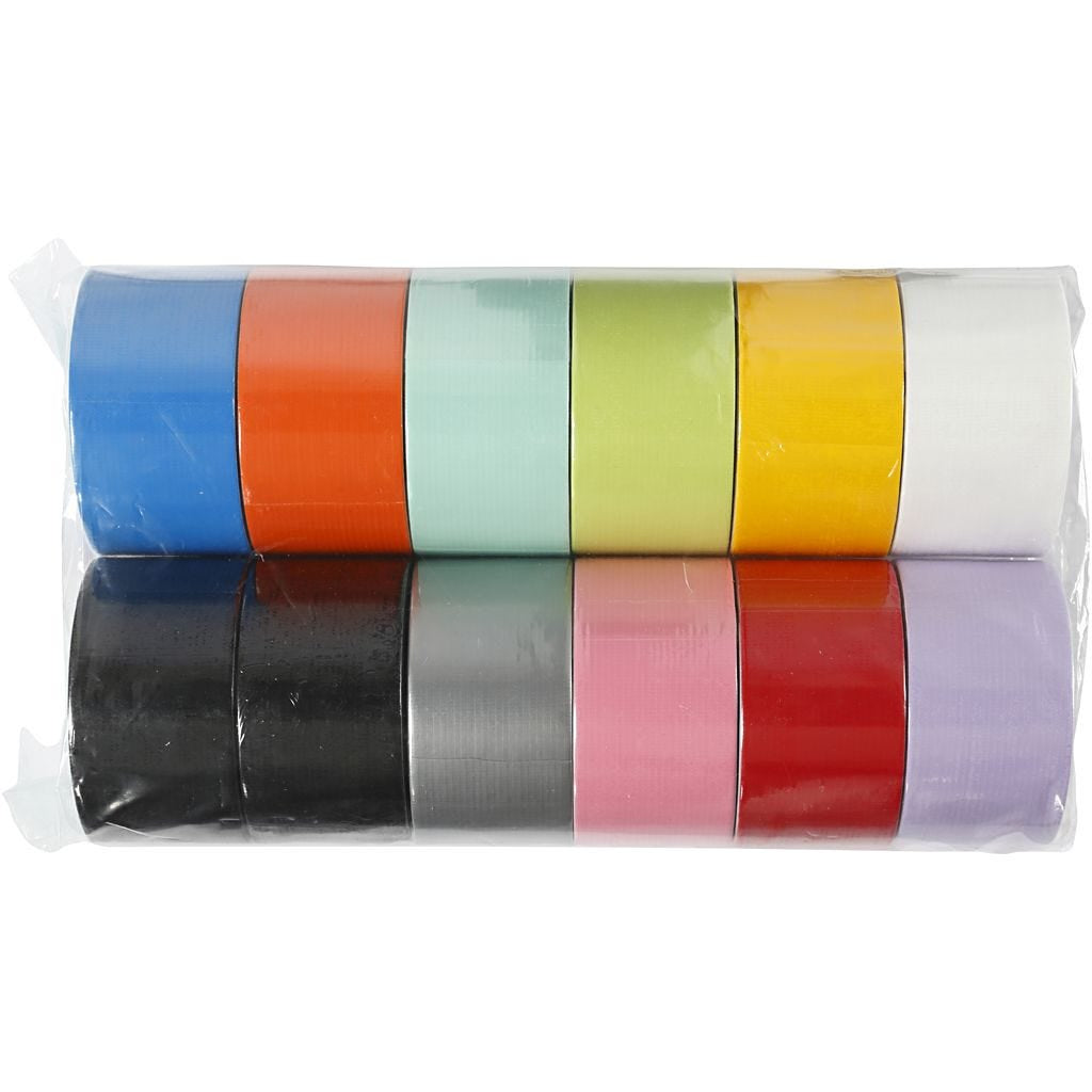 Creativ Company Gewebeband – 48 mm × 5 m, mehrfarbig