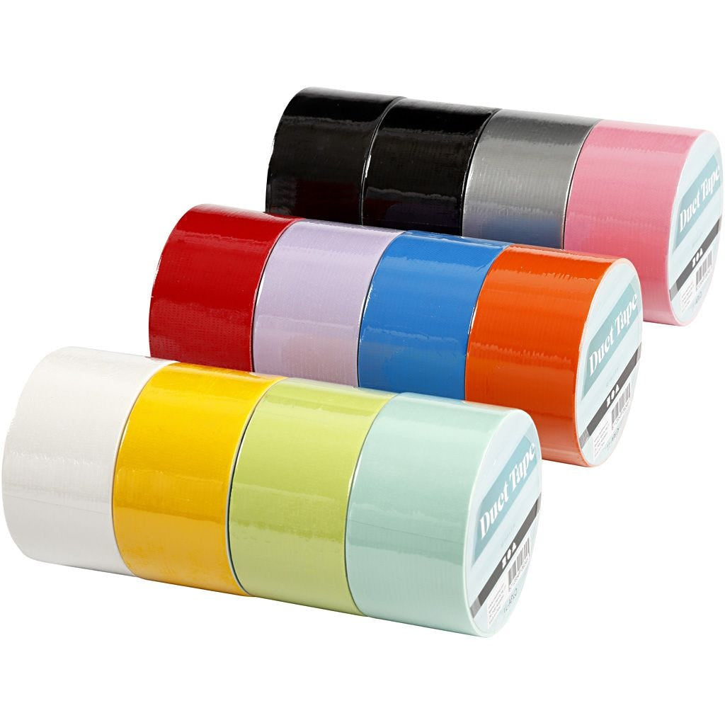 Creativ Company Gewebeband – 48 mm × 5 m, mehrfarbig