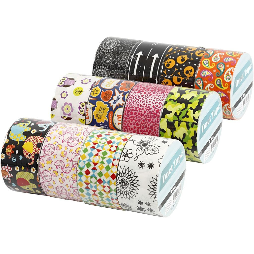Creativ Company Gewebeband – 48 mm × 5 m, mehrfarbig
