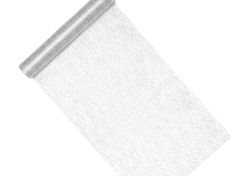PartyDeco Tischläufer – Polyester, Hochzeitsmotiv, 36 cm × 9 m