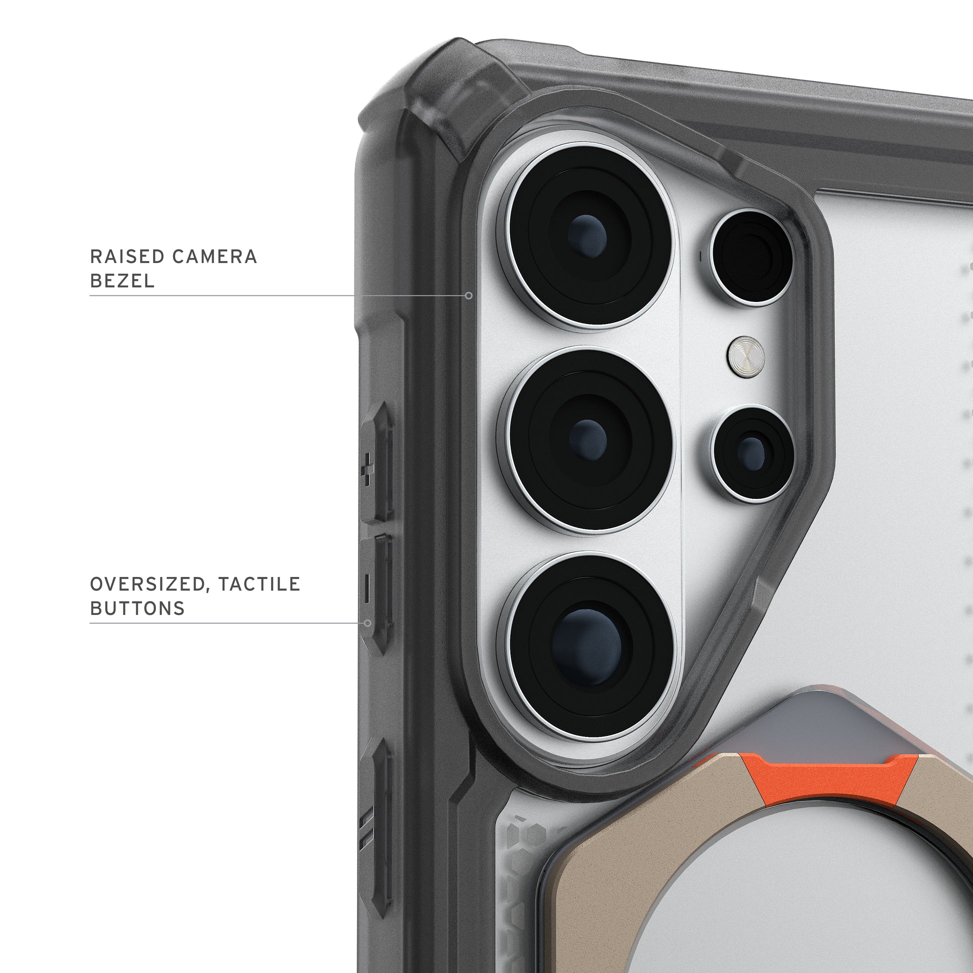 Urban Armor Gear UAG Plasma XTE 360 Backcover – für Samsung Galaxy S26 Ultra, MagSafe, mit Ständer, PC, Asche