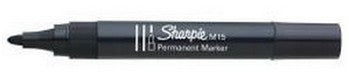 Sharpie M15 Permanentmarker – Rundspitze 2 mm – Schwarz