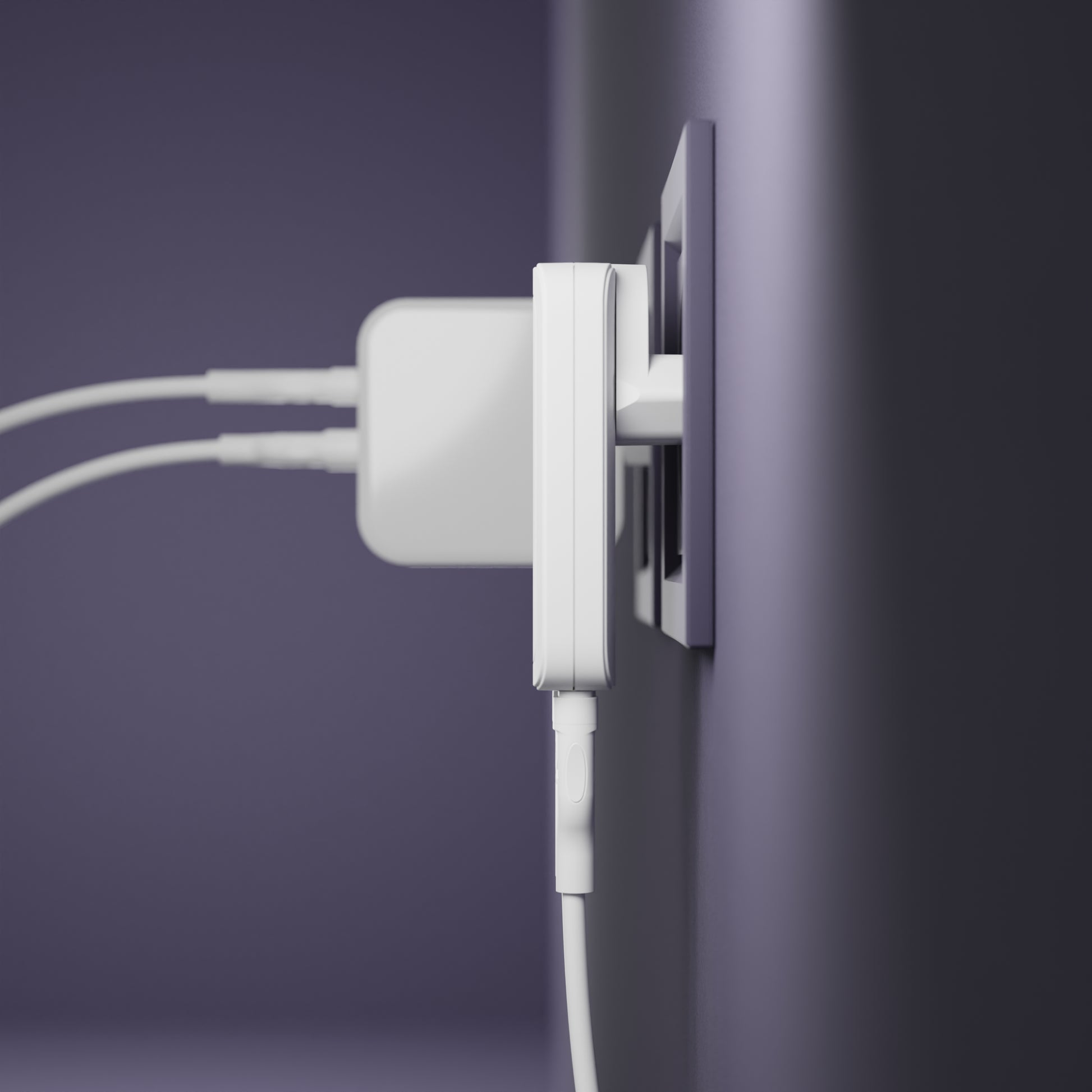 dbramante1928 CHSLEUWH7197 USB-Wandladegerät 20 W – USB-C×1, USB-A×1 – EU/US-Stecker – Weiss