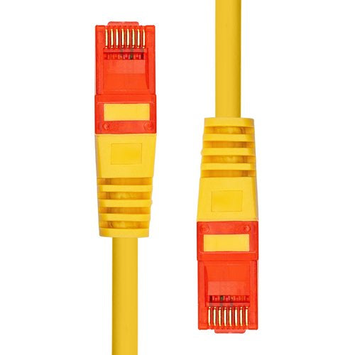 ProXtend 6UTP-003Y Patchkabel – Cat6 U/UTP, 0,3 m, Gelb, LSZH, RJ-45