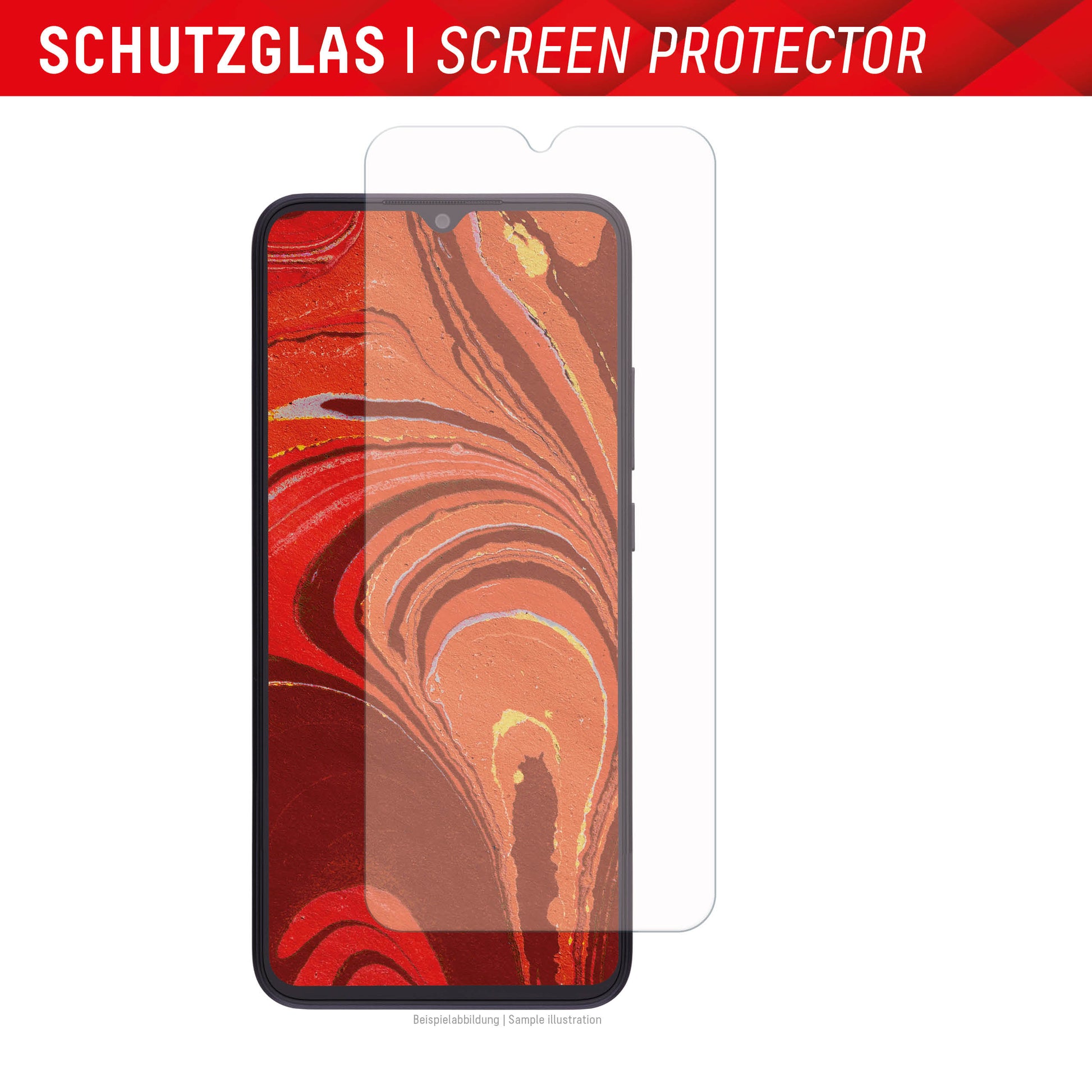 E.V.I. Displayschutz, 9H – für Redmi 12C – mit Applikator