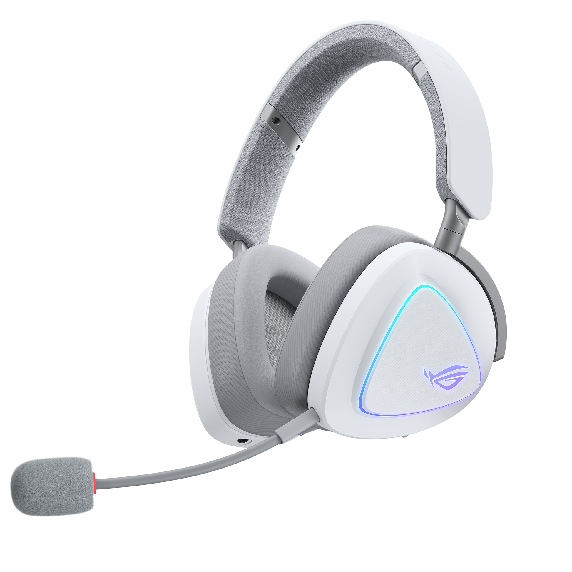 ASUS ROG Delta II WHT – Over-Ear Gaming-Headset – Bluetooth, 3,5 mm, mit Mikrofon – Weiss