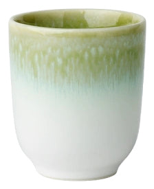 Lunasol Moccabecher Gaya Atelier Silom La Mar – 80 ml, Porzellan, grün, spülmaschinenfest, mikrowellengeeignet