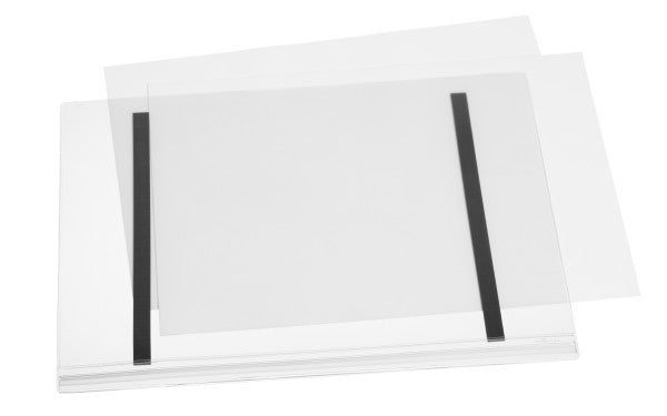 Durable Magnetleiste – 297 × 420 mm, transparent, wiederverwendbar, für A3