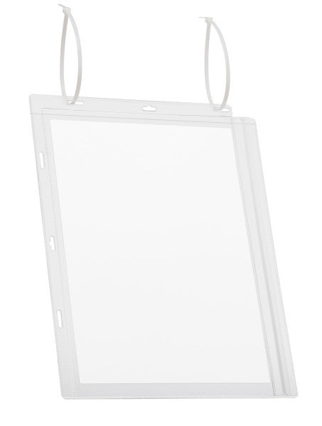 Durable Plakattasche – 210 × 297 mm, transparent, wiederverwendbar, 5er-Pack