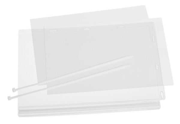Durable Plakattasche – 210 × 297 mm, transparent, wiederverwendbar, 5er-Pack
