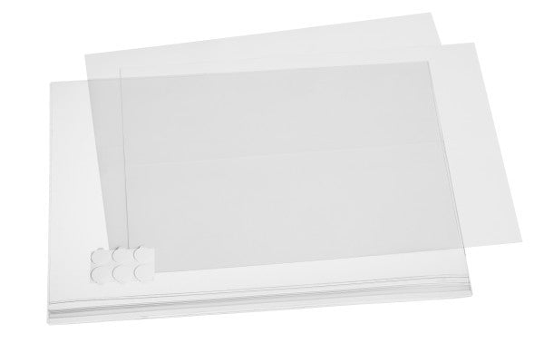 Durable Plakattasche – 297 × 420 mm, transparent, Kunststoff, selbstklebend, wiederablösbar