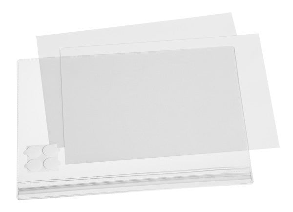 Durable Plakattasche – 210 × 297 mm, transparent, Kunststoff, selbstklebend, wiederablösbar