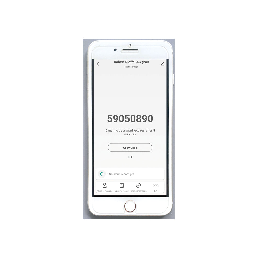 Rieffel Schlüsselkasten KSB-25 E B, 2 Haken, Elektronikschloss (Bluetooth/App)