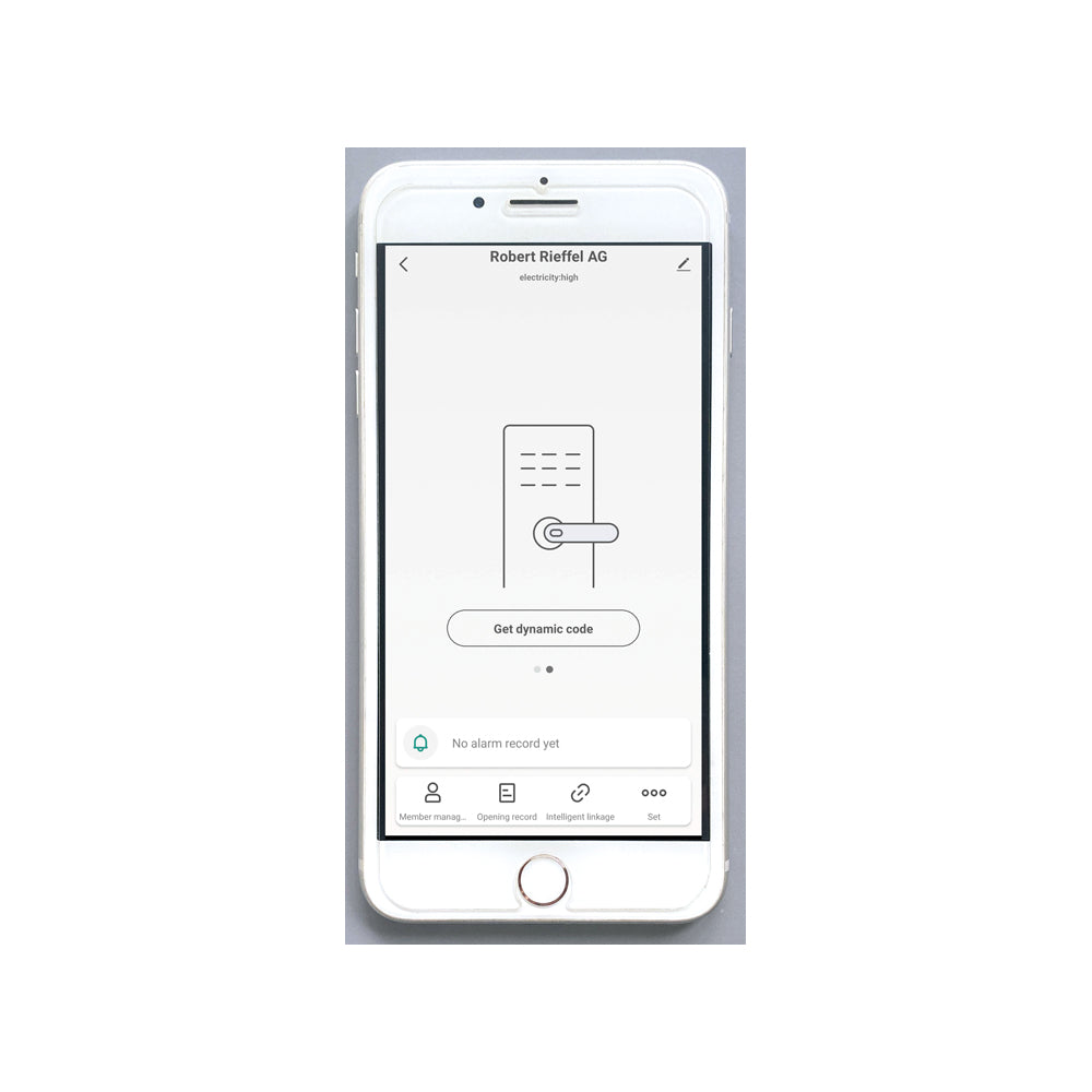 Rieffel Schlüsselkasten KSB-25 E B, 2 Haken, Elektronikschloss (Bluetooth/App)