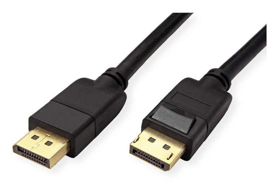 ROLINE GREEN DisplayPort Kabel DP 1.4 8K 60 Hz – 2 m – für Geräte mit DisplayPort-Anschluss