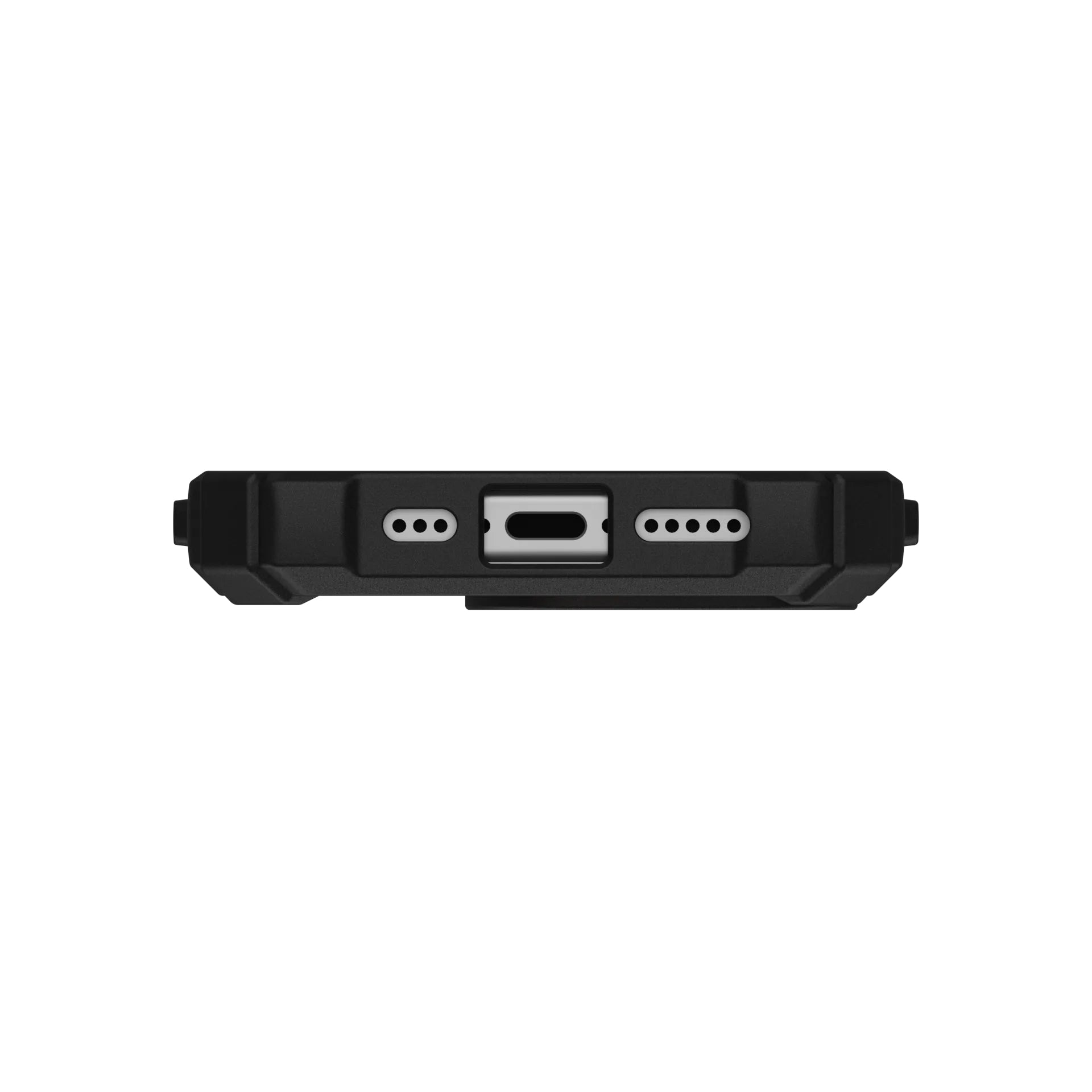 Urban Armor Gear Backcover Plasma XTE – für Apple iPhone 16 Pro – schwarz/orange – MagSafe kompatibel