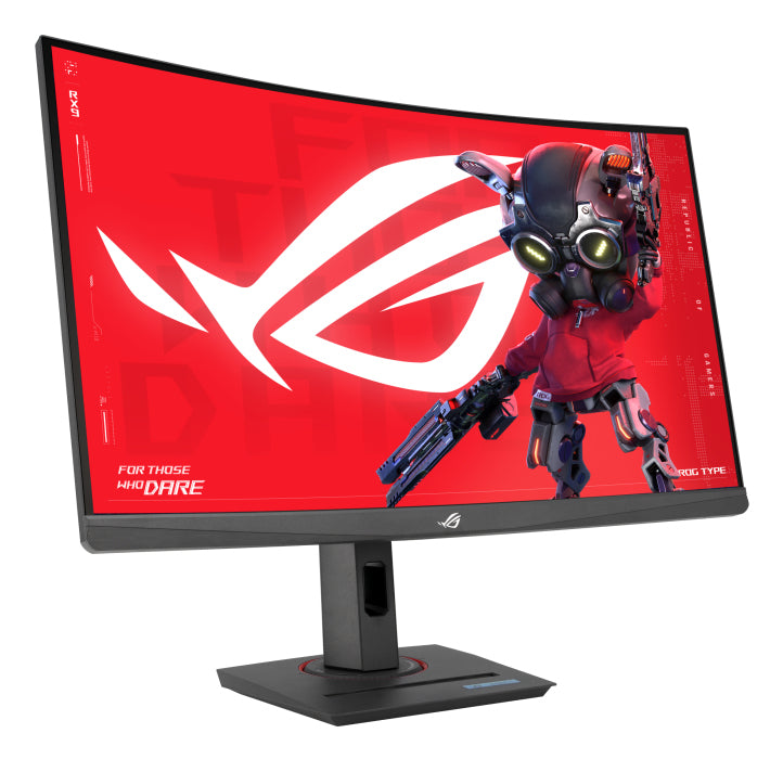 ASUS XG27WCS – Monitor, 27", VA, 180 Hz, 400 cd/m², Gebogen, USB-C, VESA 100 × 100, Schwarz