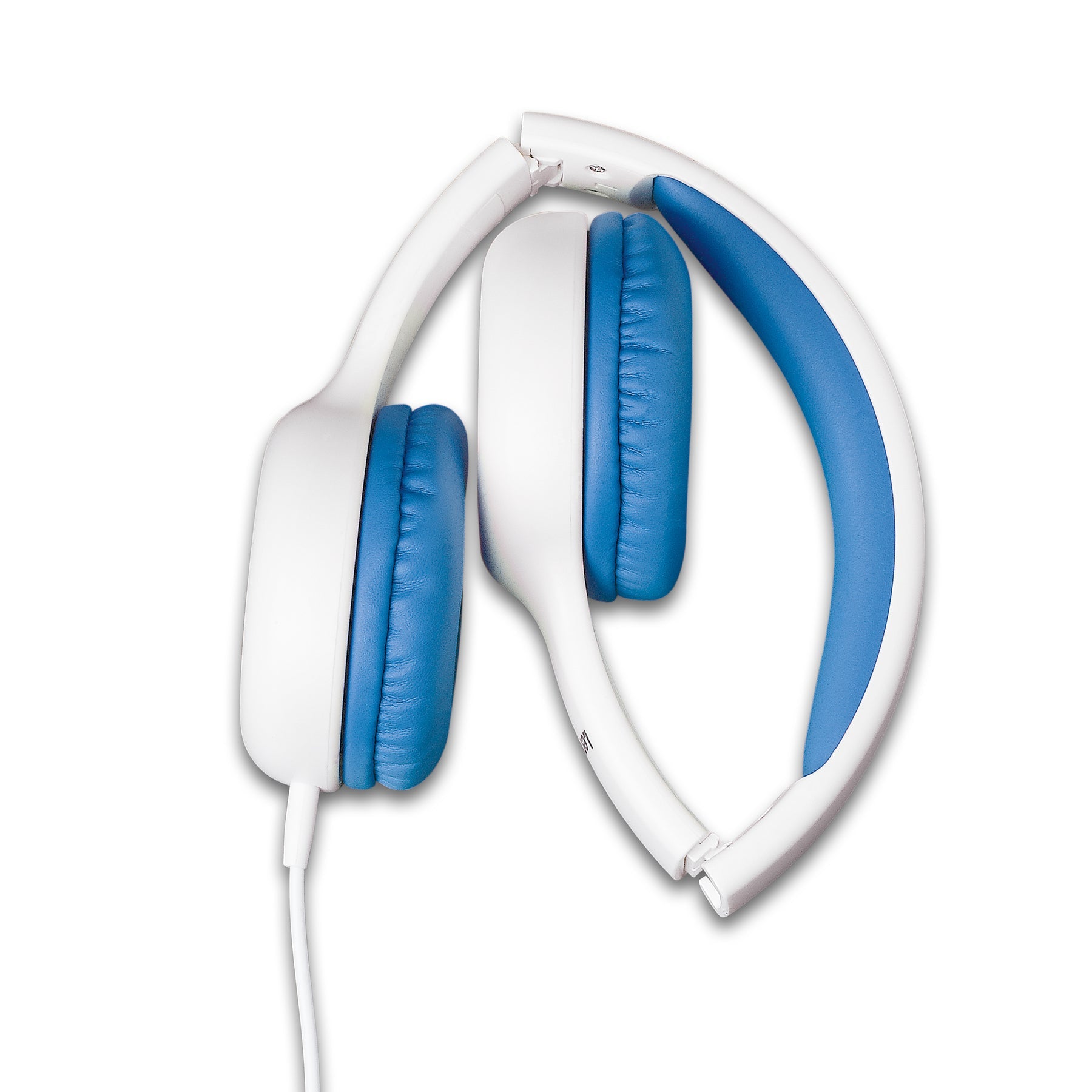 Lenco HP-010BU On-Ear Kinderkopfhörer – Stereo, Verkabelt, 3,5 mm Klinke, 85 dB Lautstärke-Limit, Blau