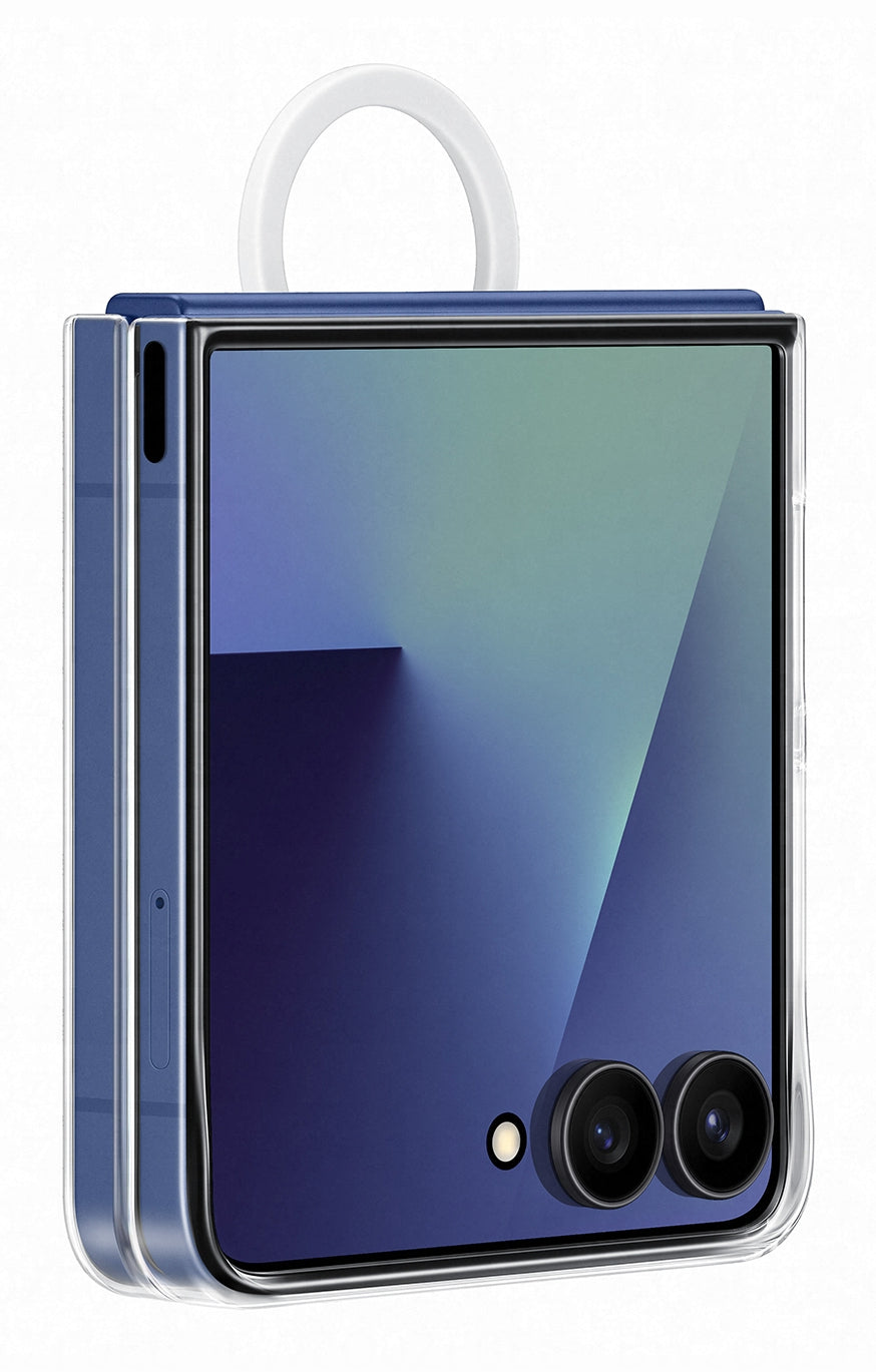 Samsung Backcover – für Samsung Galaxy Z Flip7 – transparent – Kunststoff