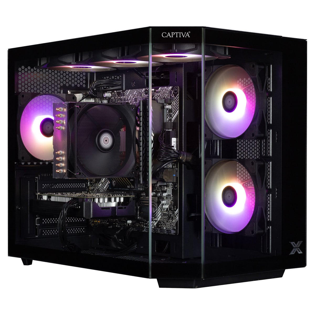 Captiva Advanced Gaming Tower – AMD Ryzen 7 5700X, 32 GB RAM, 1 TB SSD, Windows 11 Home