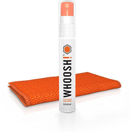 WHOOSH! WHOOSH – Display-Reinigungsset, 8 ml, mit Tuch – Universal – Orange/Weiss