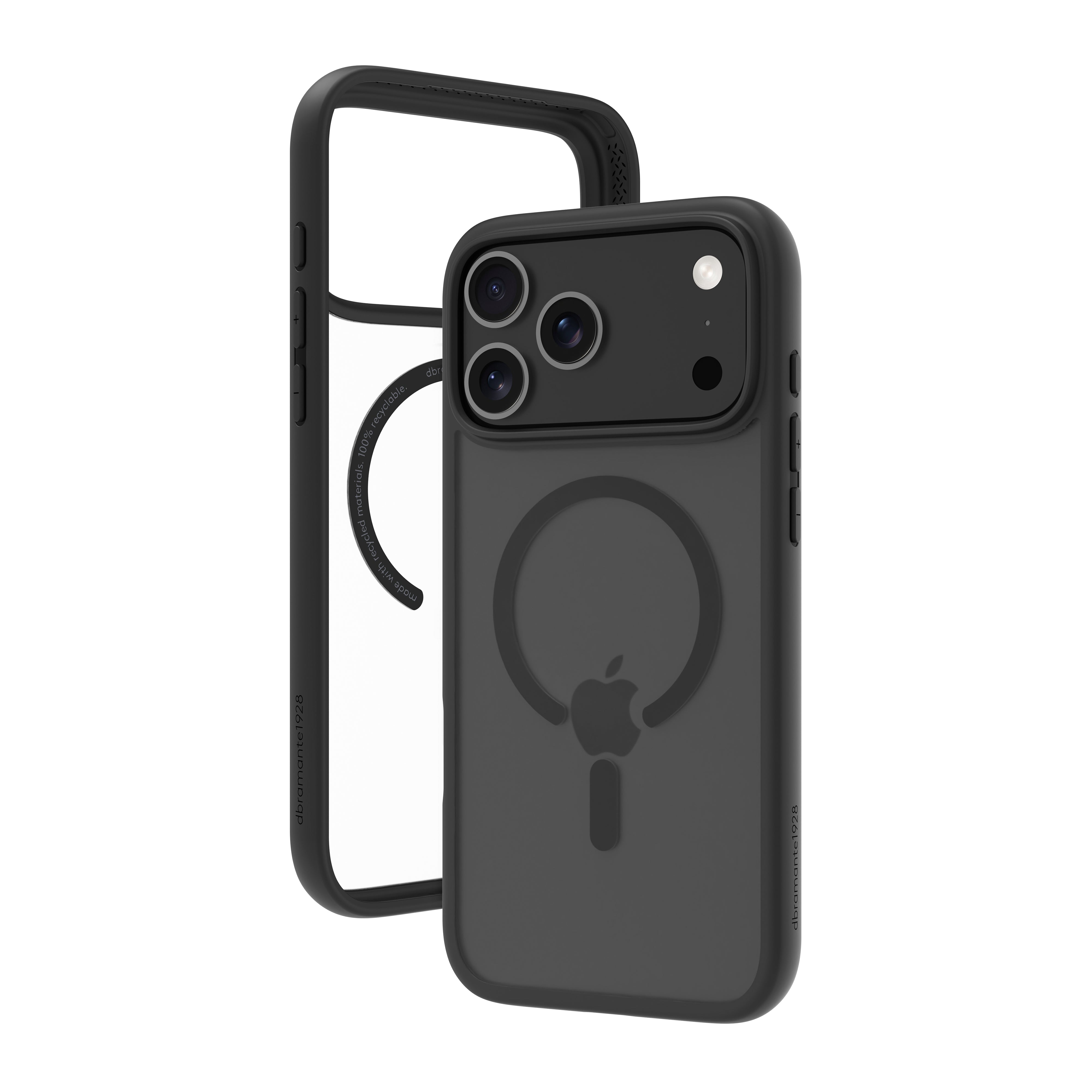 dbramante1928 Grenen MS Backcover – für Apple iPhone 17 Pro Max, Kunststoff, schwarz, bis 2 m sturzsicher