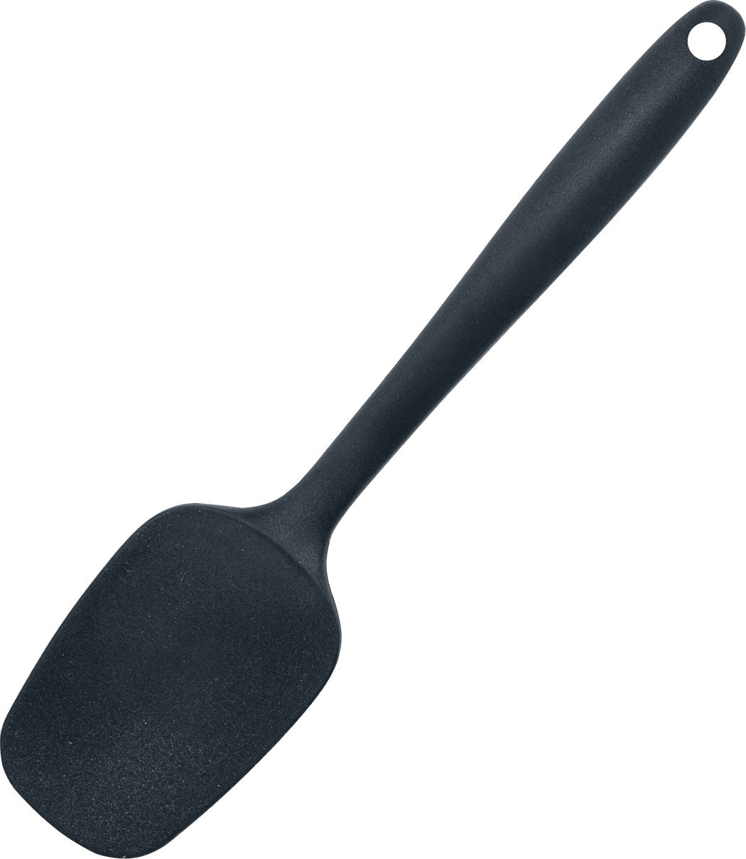 Ibili Kochspatel 27 cm, Silikon, Schwarz