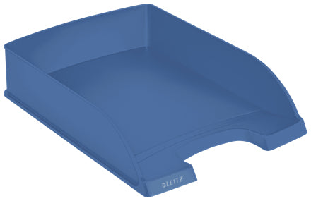 Leitz Recycle – Briefkorb für A4+, Polystyrol, Blau, Matt, 255 × 357 × 70 mm
