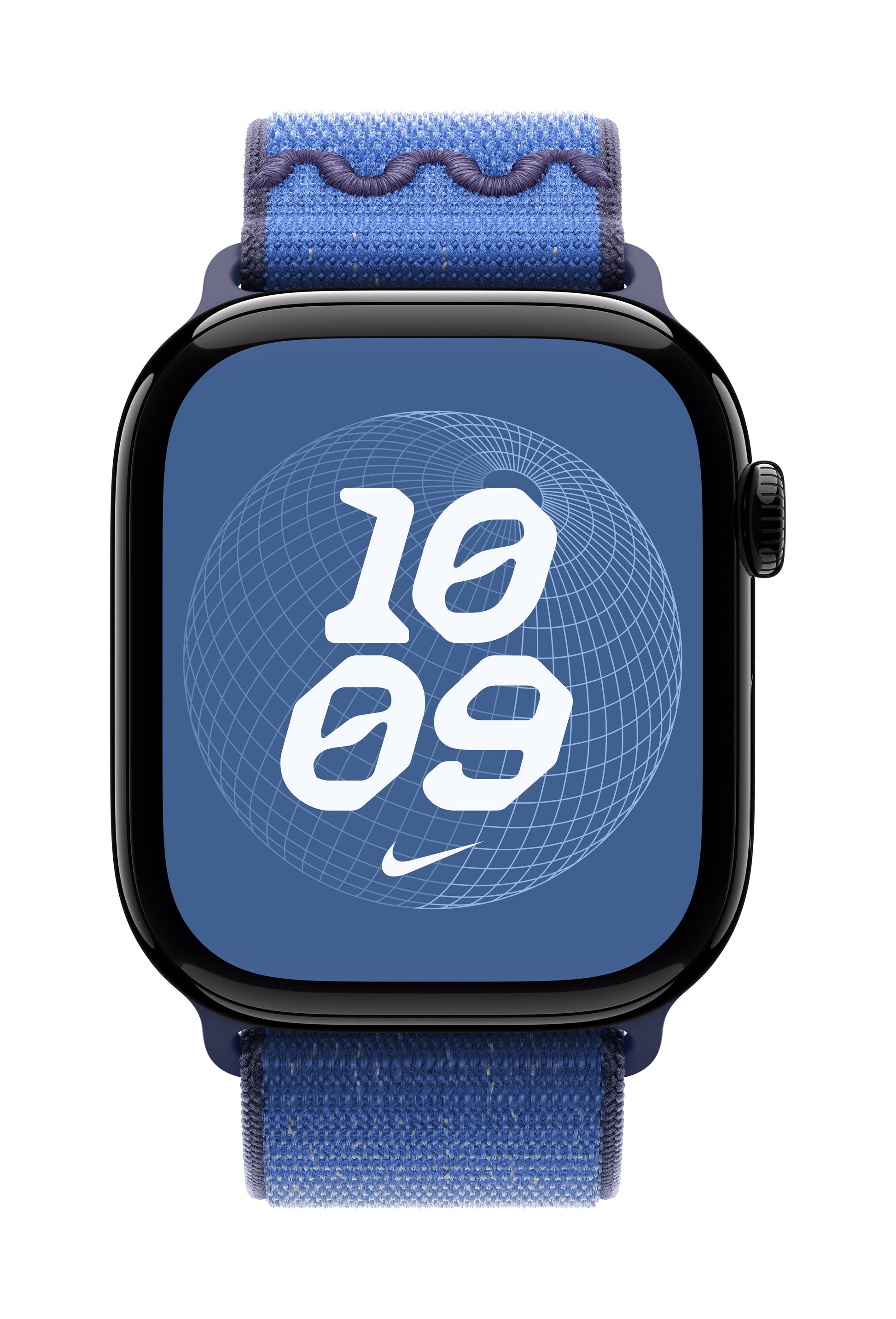 Apple Nike Sport Loop – Armband – für Apple Watch 46 mm, Blau, One Size