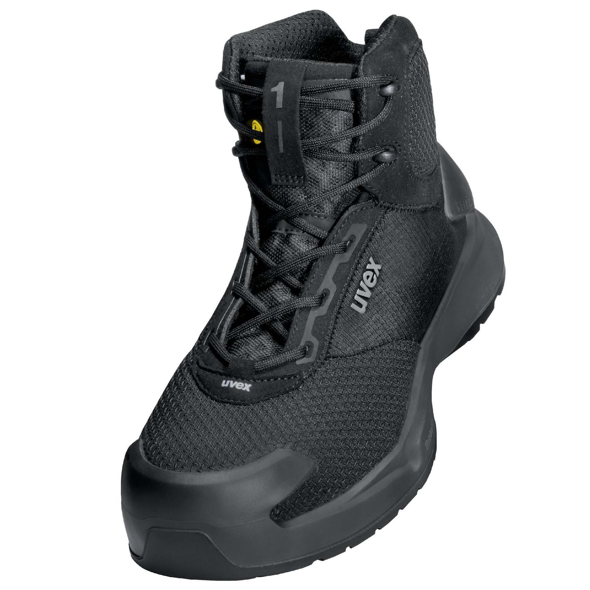 Uvex 1 x-craft pro Sicherheitsstiefel S1 PL – Schwarz – Grösse 51, Weite 11