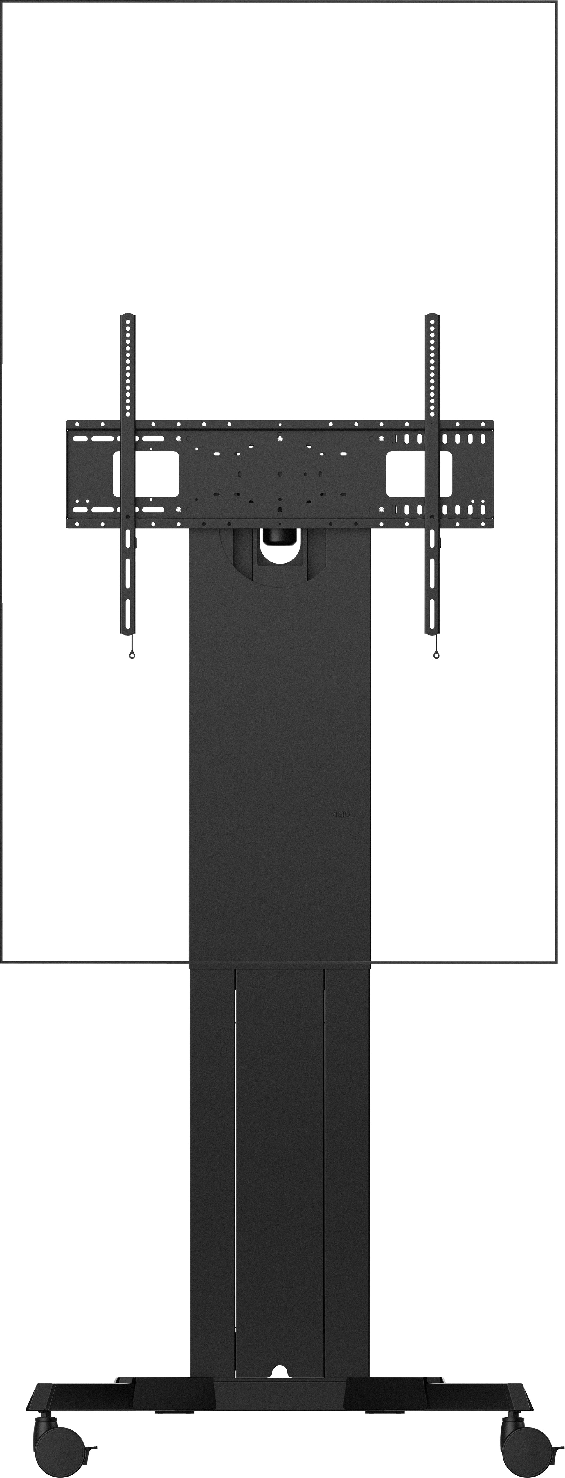 Vision TV-Wagen – bis 90" – VESA 800×600 – bis 130 kg, motorisiert, mit Rollen – VFM-F50T