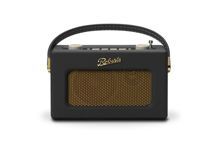 Roberts Radio Roberts – Revival Uno – DAB-/Internetradio – Portabel – UKW, Bluetooth, Akkubetrieb – Schwarz