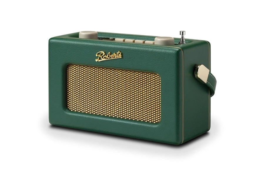 Roberts Radio Roberts – Revival Uno – DAB-/Internetradio – Portabel – DAB+, Bluetooth, Akkubetrieb – Dunkelgrün