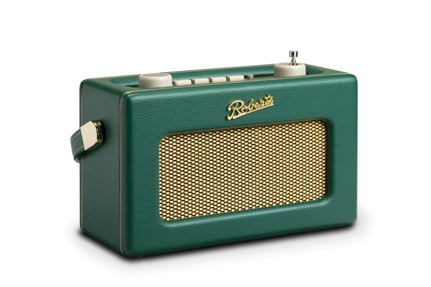Roberts Radio Roberts – Revival Uno – DAB-/Internetradio – Portabel – DAB+, Bluetooth, Akkubetrieb – Dunkelgrün