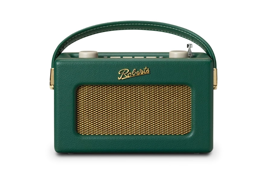 Roberts Radio Roberts – Revival Uno – DAB-/Internetradio – Portabel – DAB+, Bluetooth, Akkubetrieb – Dunkelgrün