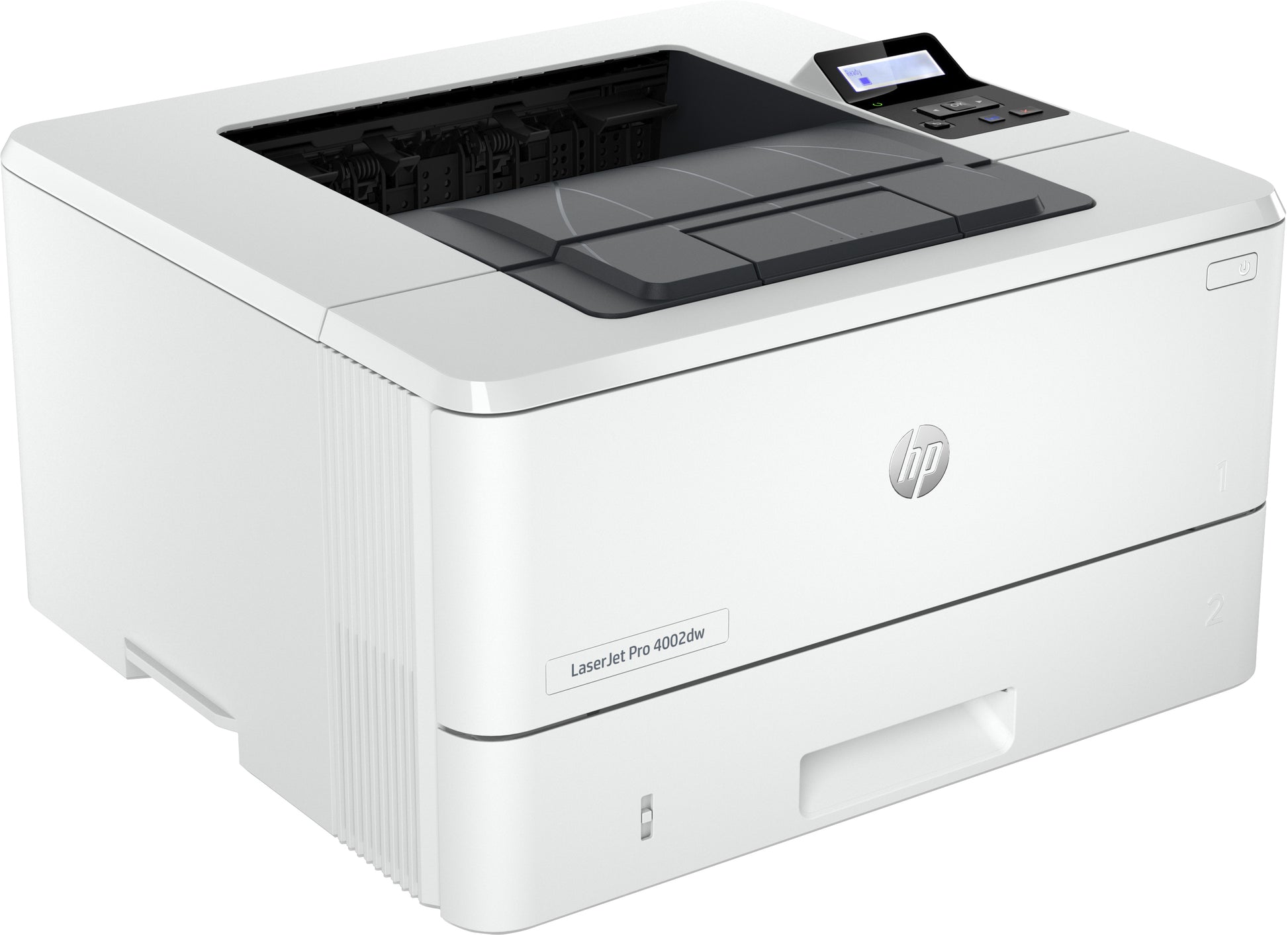 HP LaserJet Pro 4002Dw – A4, S/W, Duplex, 40 S./Min., 1200 × 1200 dpi, WLAN/LAN/USB, Papier: 350 Blatt