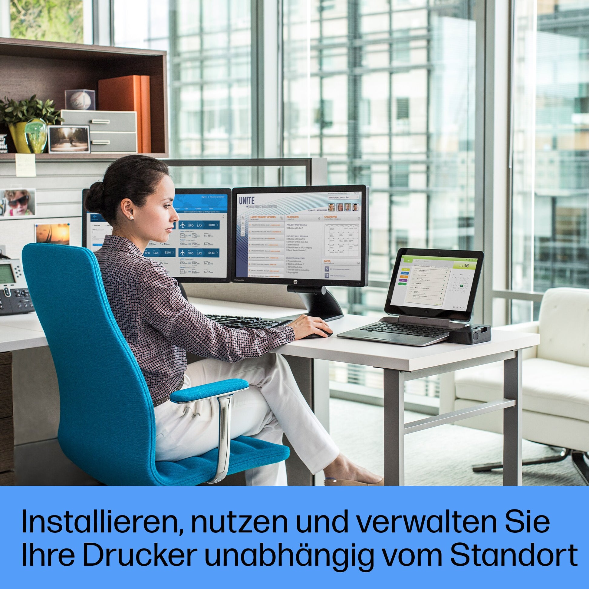 HP LaserJet Pro 4102 fdn – S/W Laser-MFP, 4-in-1 – LAN – Duplex