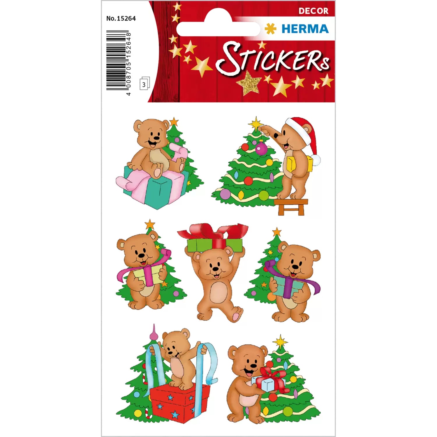 HERMA Schmucketiketten – 84 × 120 mm – mehrfarbig – 21 Stk.